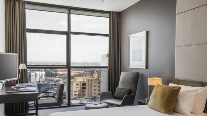 الشقق الفندقية أجنحة فريزر سيدني المظهر الخارجي الصورة A bedroom at the hotel