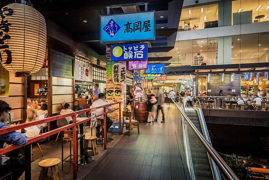 الشقق الفندقية أجنحة فريزر سيدني المظهر الخارجي الصورة Restaurants in the mall