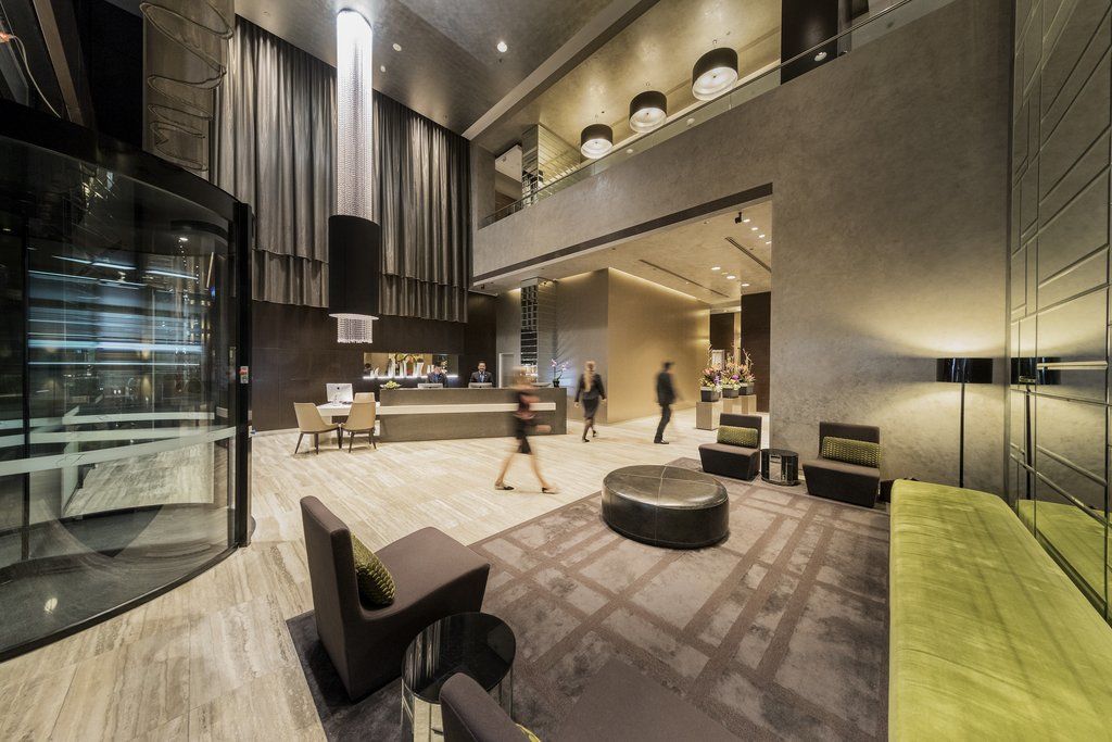 الشقق الفندقية أجنحة فريزر سيدني المظهر الخارجي الصورة The lobby of the hotel