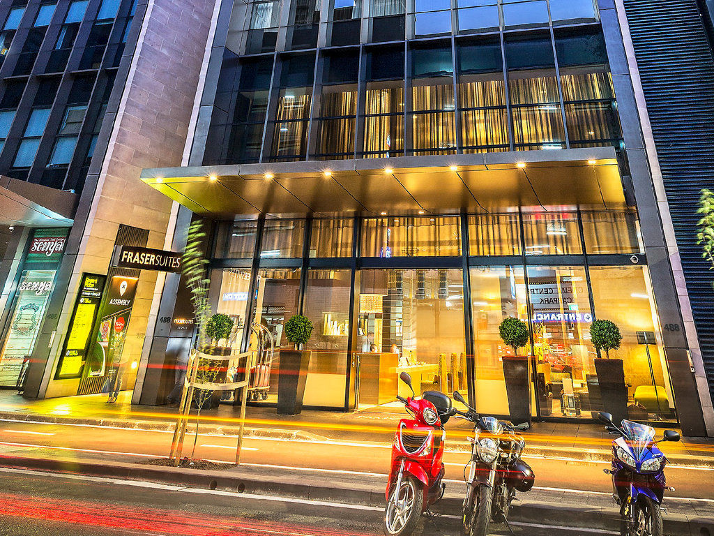 الشقق الفندقية أجنحة فريزر سيدني المظهر الخارجي الصورة The entrance of Fraser Residence Sukhumvit